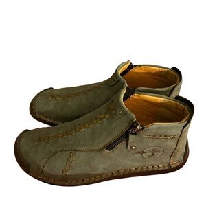 Stylish Women's Ankle Boots - Green
